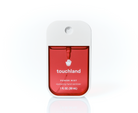 Touchland Cranberry Fizz Power Mist Hand Sanitizer, red 1 oz spray bottle, front view