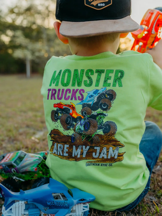 Monster Trucks Are My Jam Toddler Tee