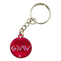 Tap to Pray keychain, shown in one of nine available colors