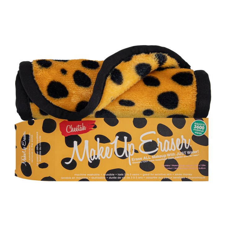 Cheetah Print Make Up Eraser