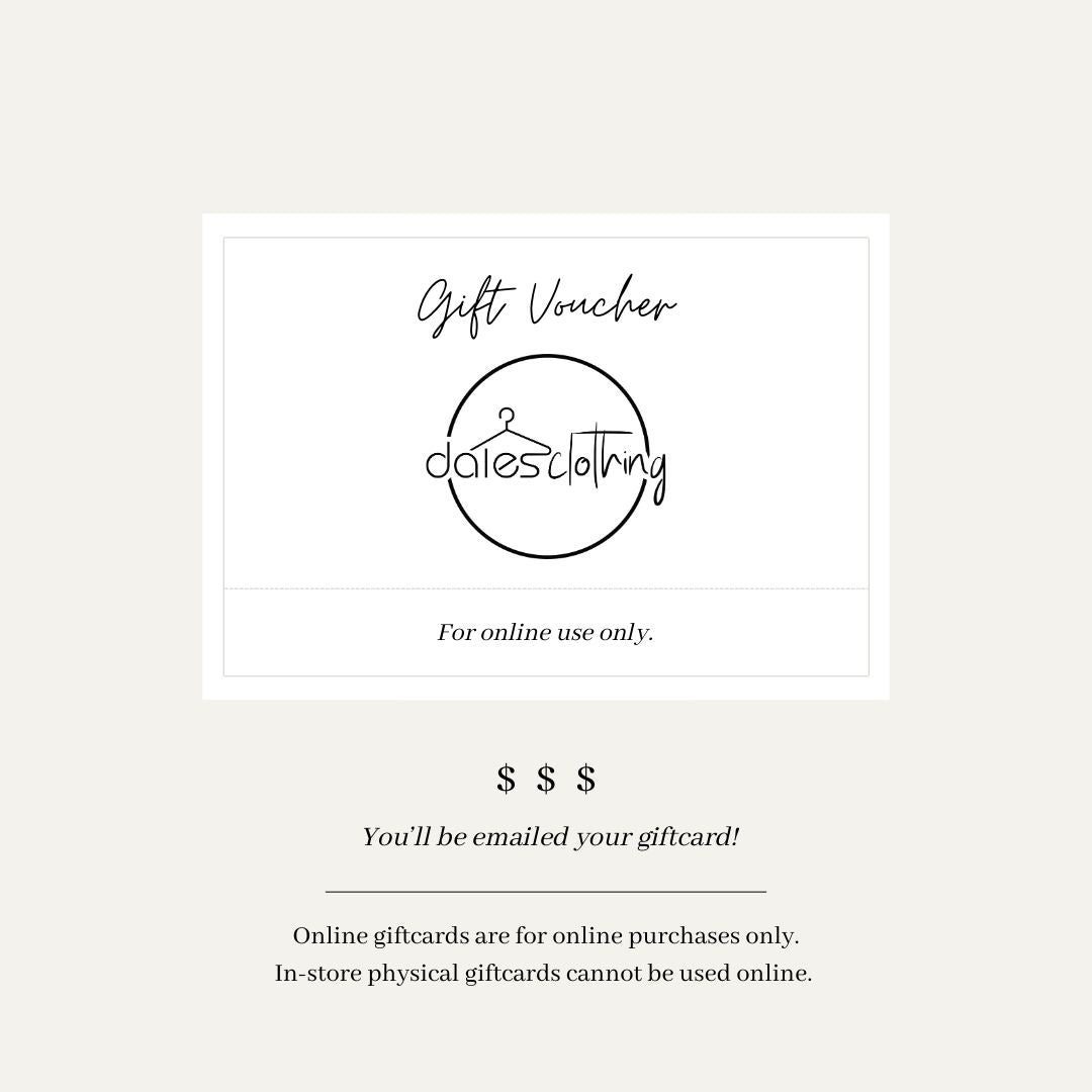 Gift Card (E-Gift Card)