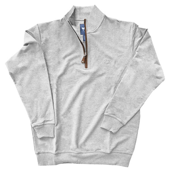Youth Grey Quarter Zip Pullover by Coastal Cotton