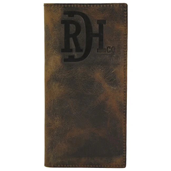 Red Dirt Hat Co Brown Distressed Rodeo Wallet