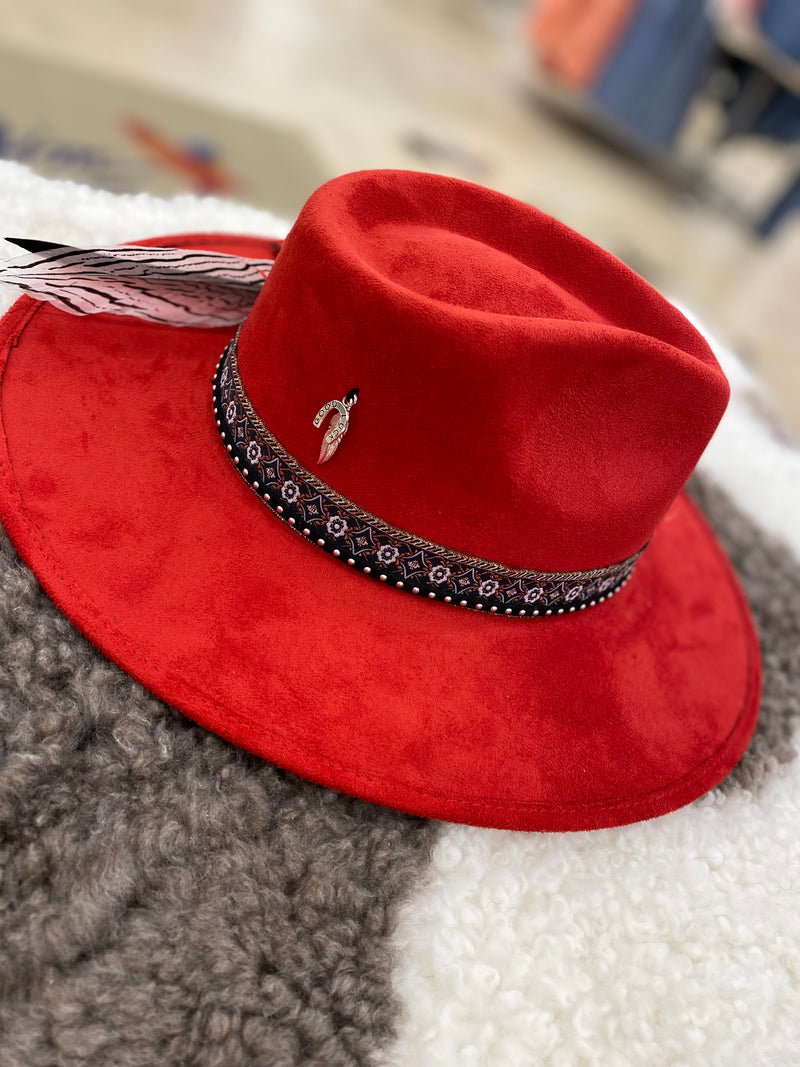 Wild Card Red Custom Hat