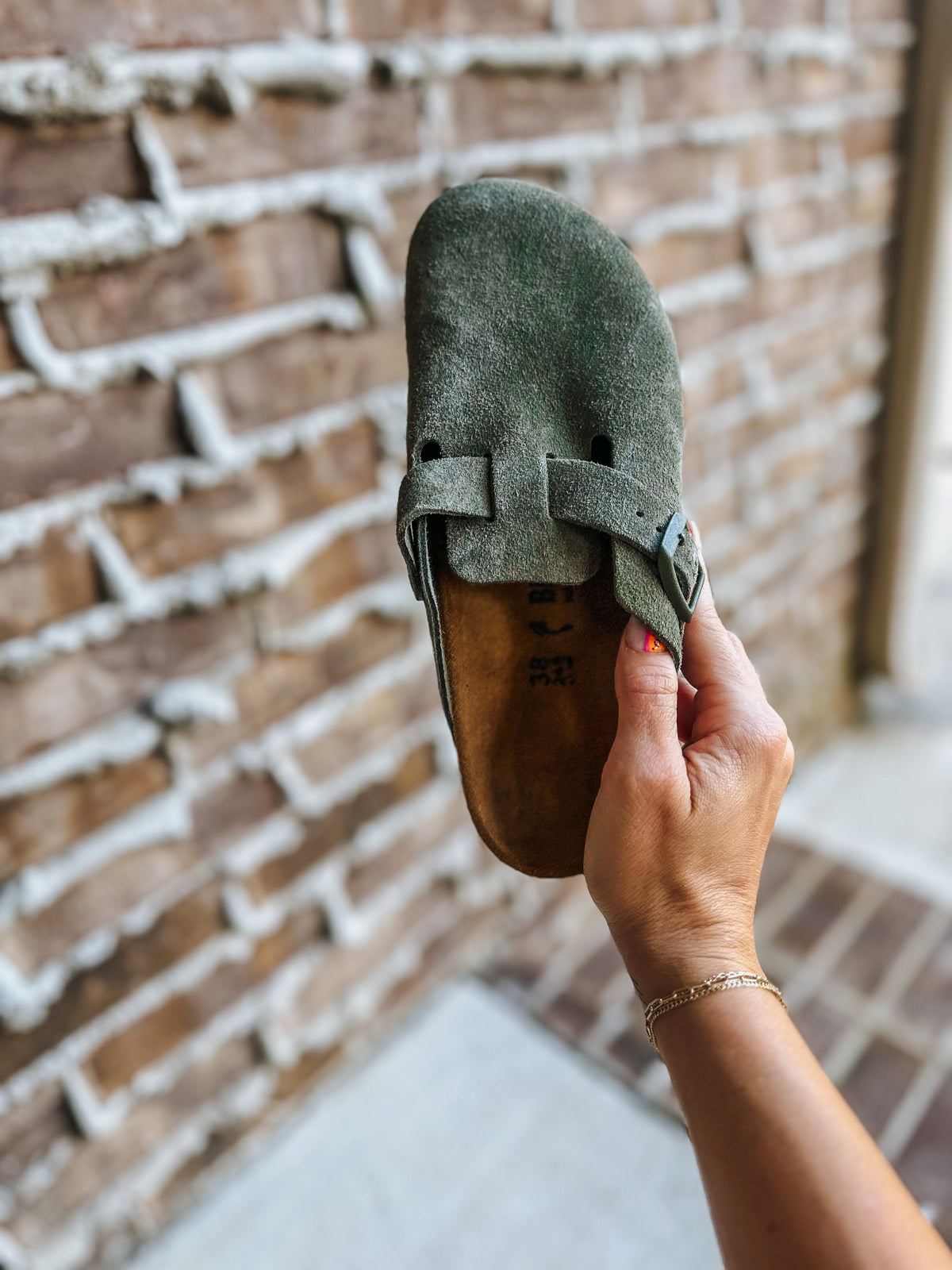 Boston Suede Leather Shoe By Birkenstock