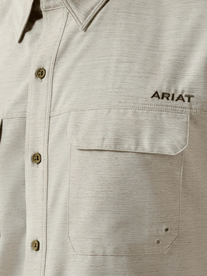 Ariat Men's Burnt Olive VentTEK Outbound Fitted Shirt