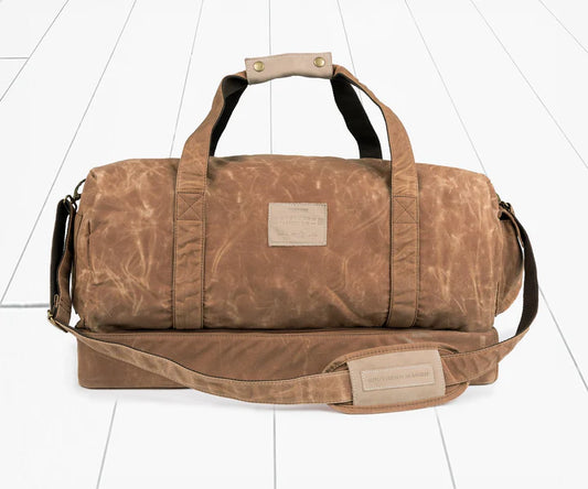 Drewberry Duffle Bag Light Brown by Southern Marsh
