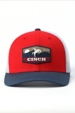 Cinch Men's Horizon Cap- Red