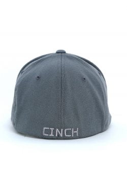 Cinch Men's Flexfit Basball Cap- Gray