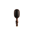 Teleties Mini Detangler Brush in tortoise, bristle side front view