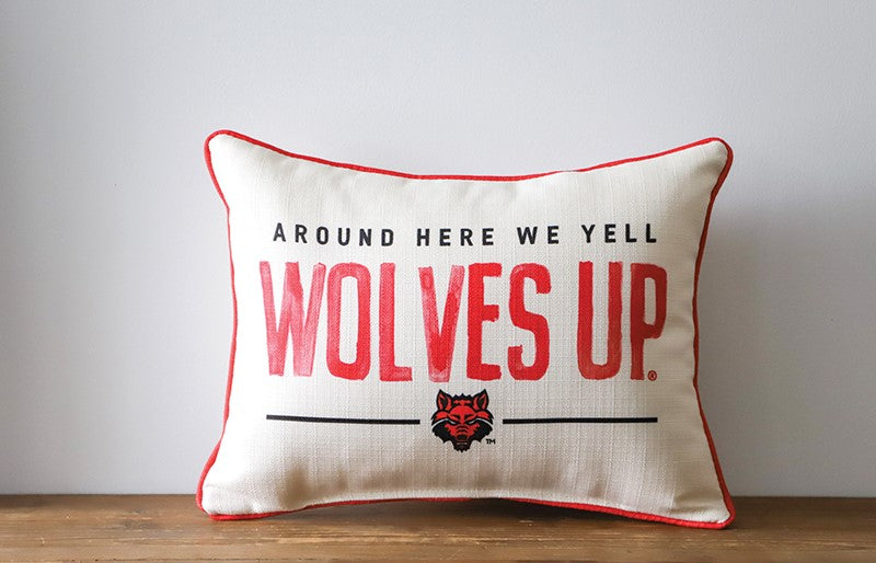 Arkansas State Around Here Throw Pillow