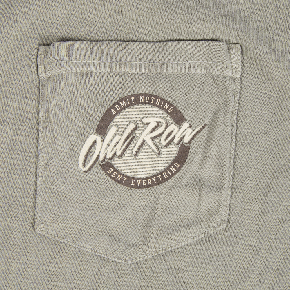 Men's Old Row Duck Camo Circle Logo Pocket Tee