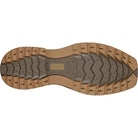 A top-down view of a brown rugged outsole, showing the tread pattern and a central embossed logo that reads 'PHANTOM SUPA'.
