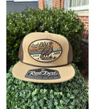 Red Dirt Hat Co. Gobble Tan and Black Rope 5-Panel Hat