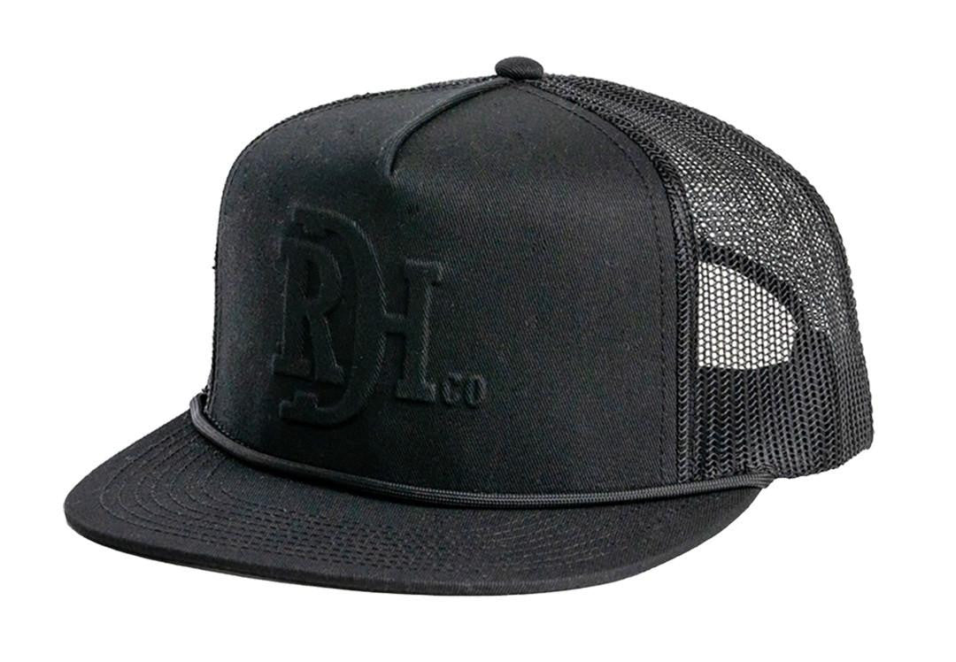 Red Dirt Hat Co Black Flat Bill Hat