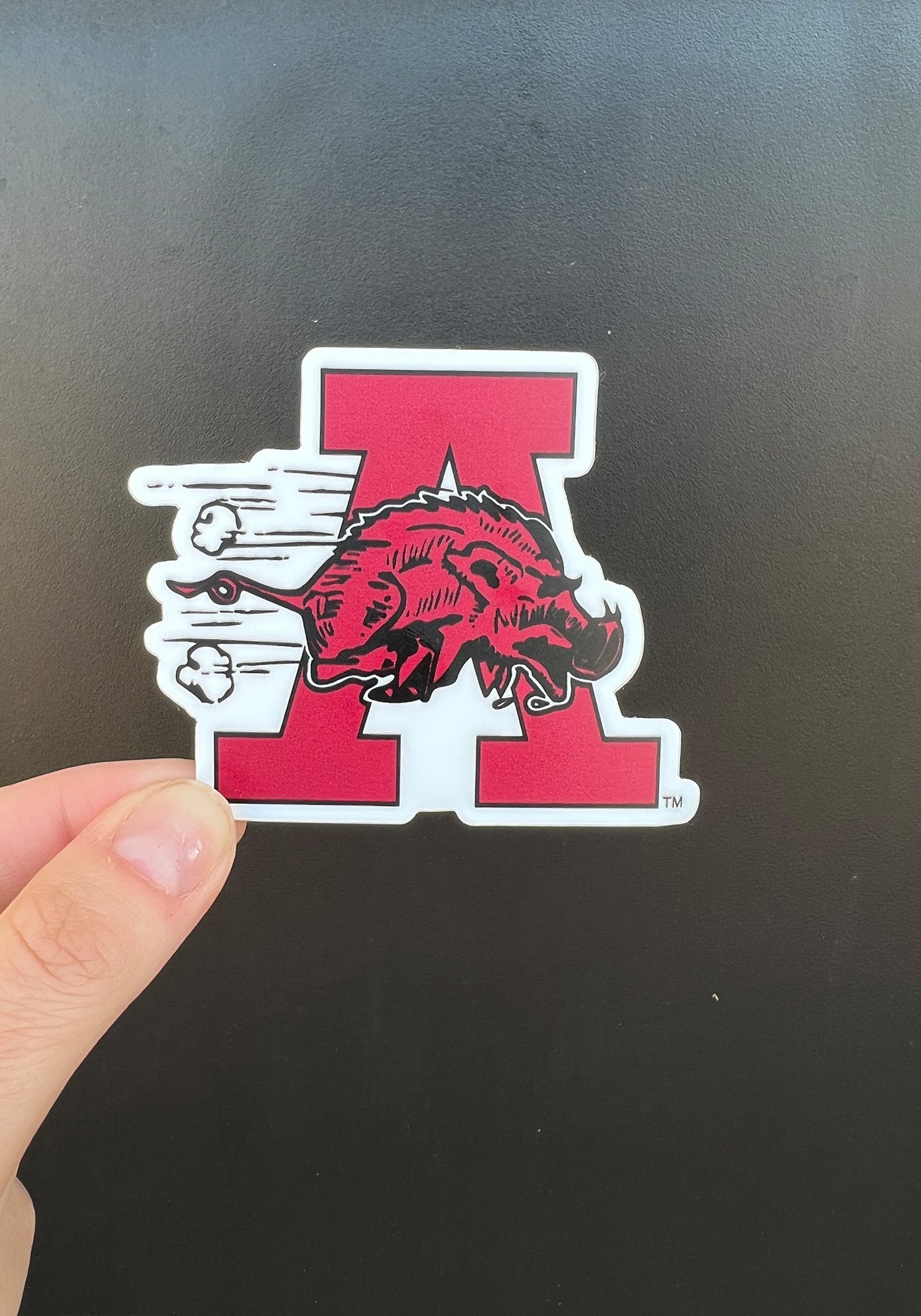 Red 1964 Hog Sticker
