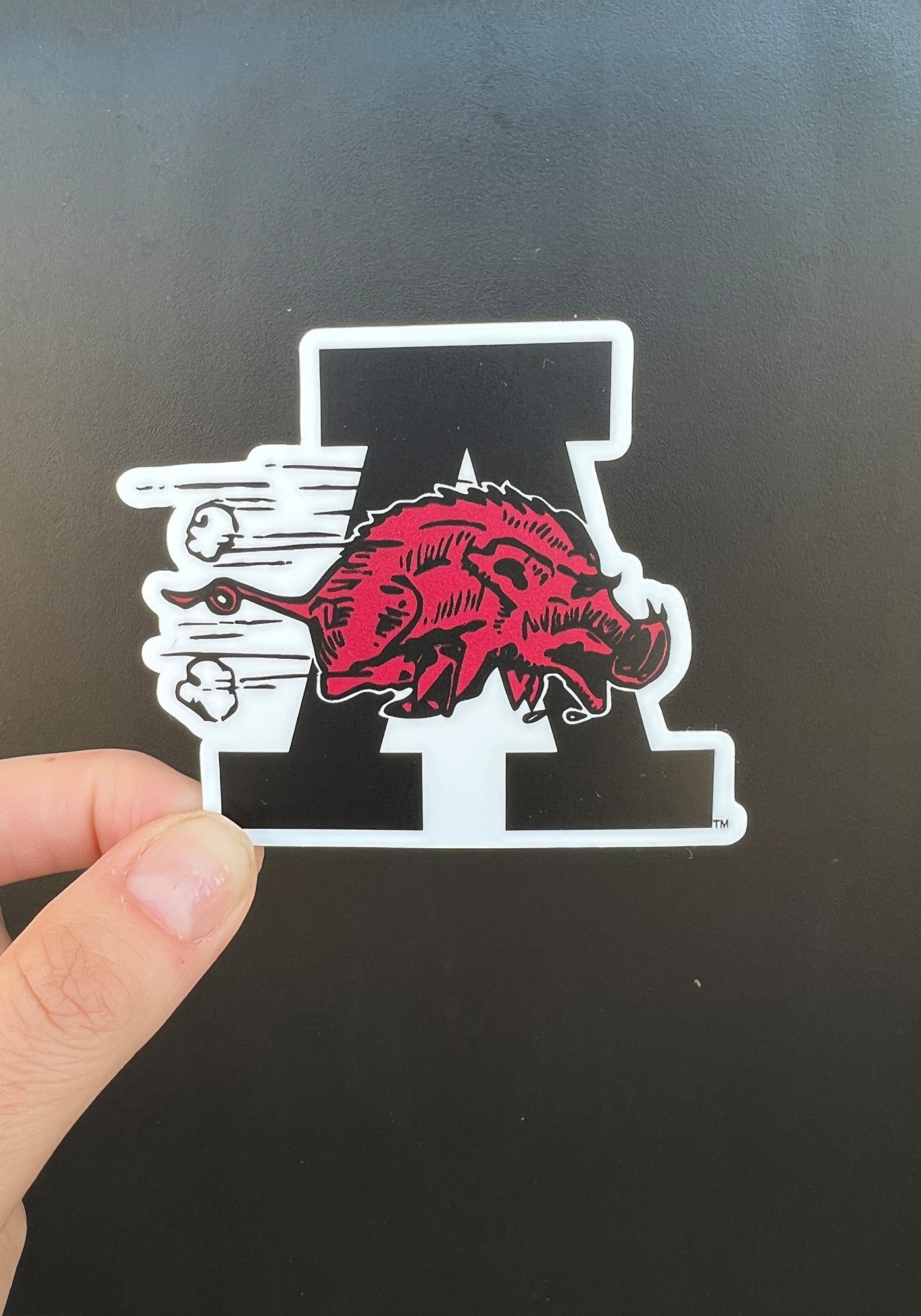 Red & Black 1964 Hog Sticker