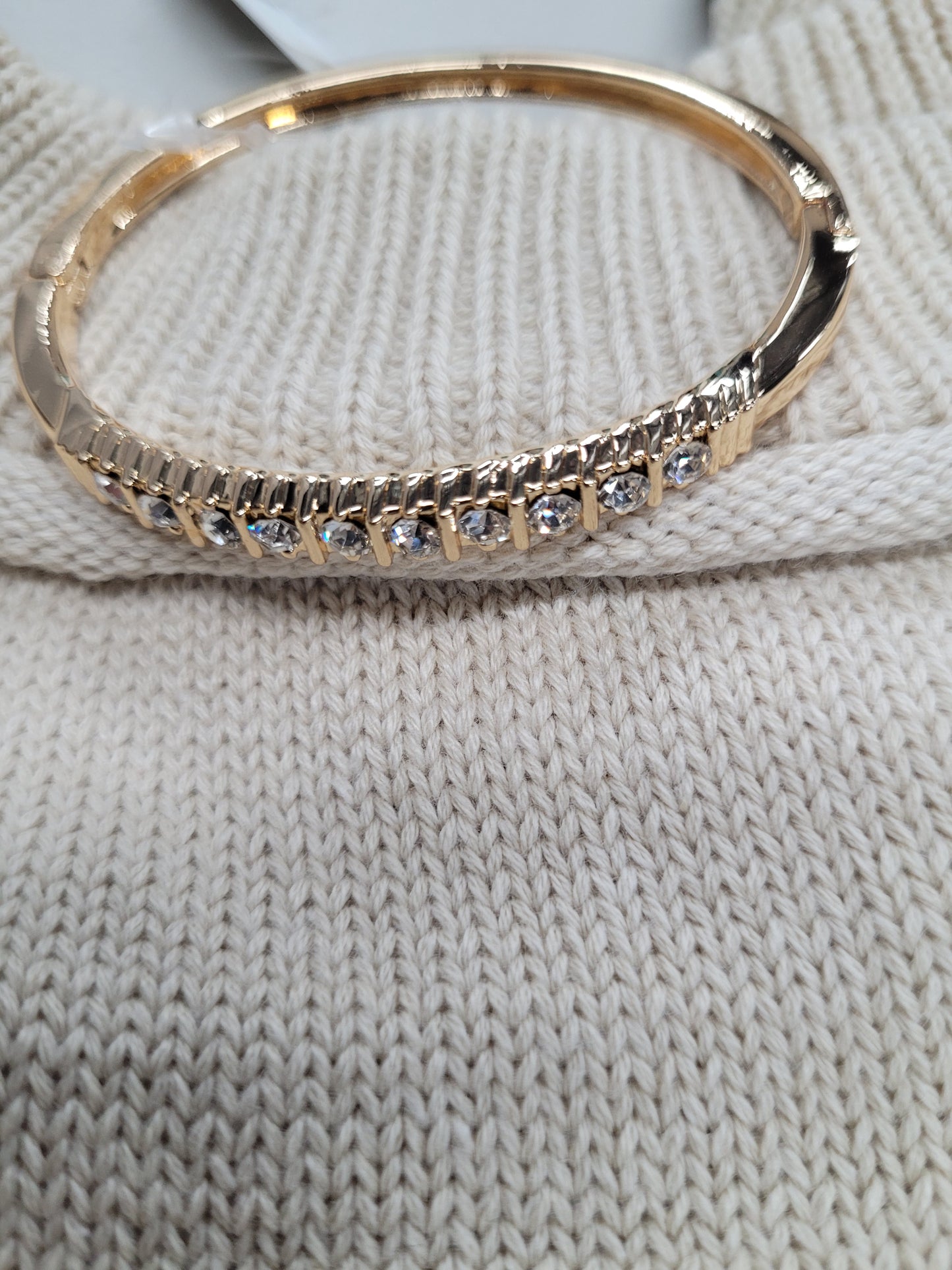 Gold Rhinestone Bracelet