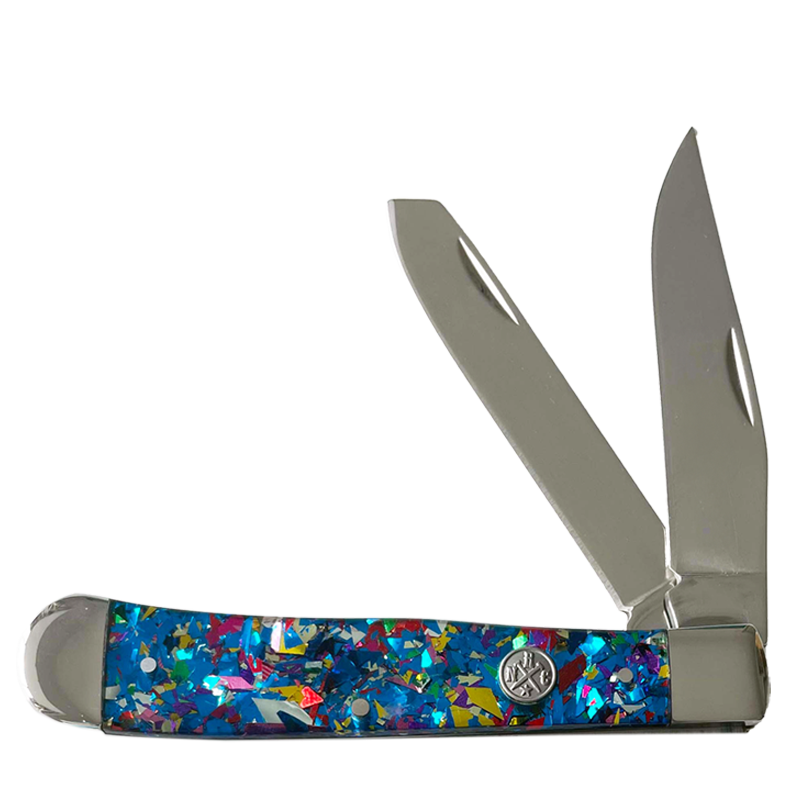 Blue Infusion Trapper Knife