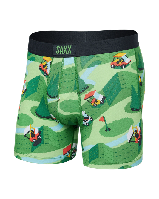 Vibe Super Soft Excited Carts Green Boxer Brief