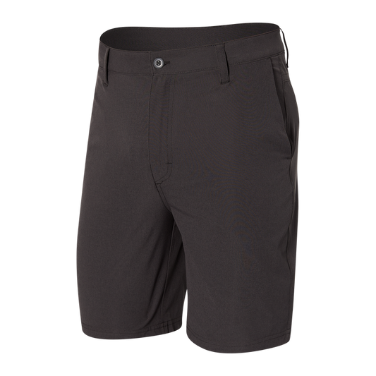 Go To Town Casual Sport 2N1 Shorts 8"- Faded Black