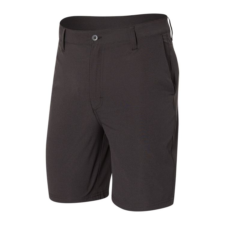 Go To Town Casual Sport 2N1 Shorts 8"- Faded Black