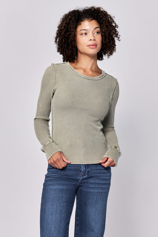 Ania Vetiver Dear John Thermal Top