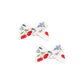 Angel Dear 2 Pack Watercolor Cherries and Gingham Hair Bows