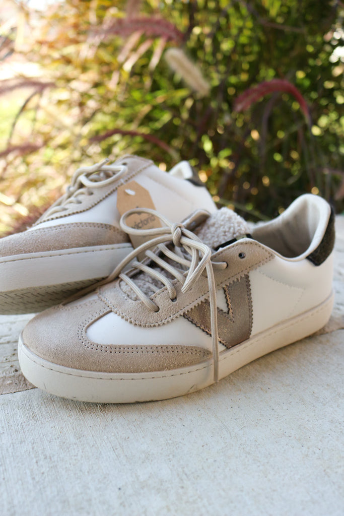 White Sherpa Beige Sneaker