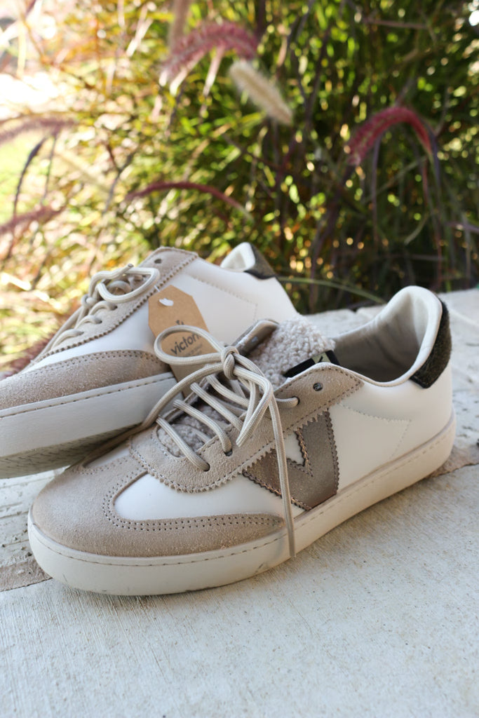 White Sherpa Beige Sneaker