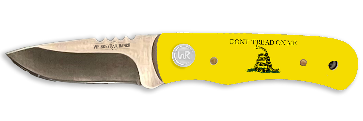 Don't Tread On Me Skinner Knife