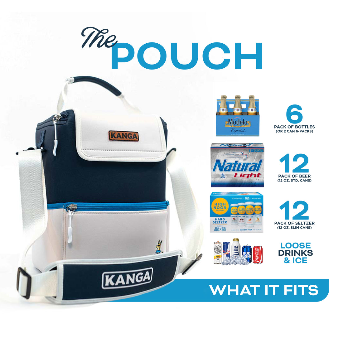 Kanga Pouch 6-12 Pack Cooler -5 Colors