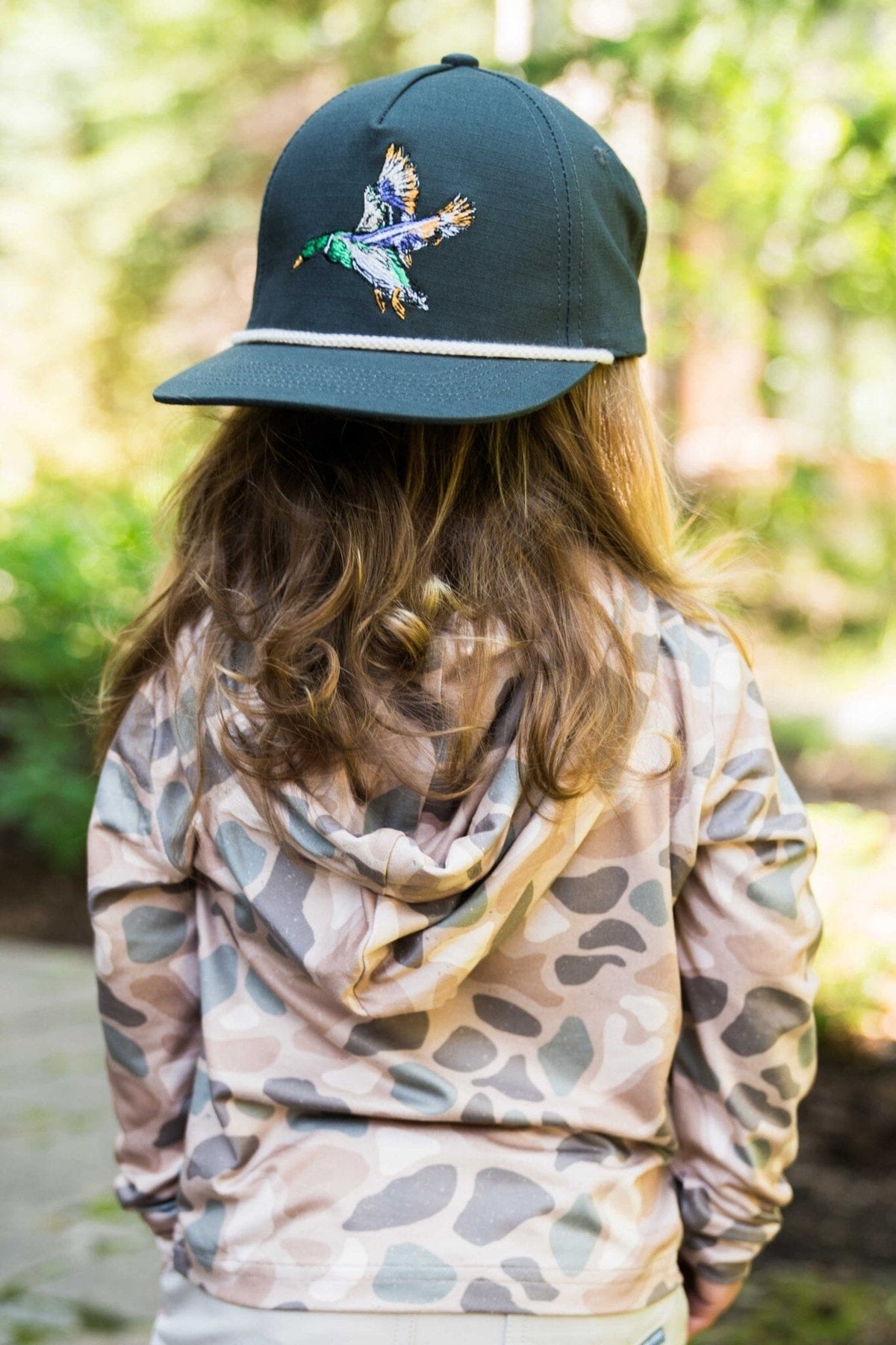 Burlebo Youth Performance Hoodie- Pintail Camo