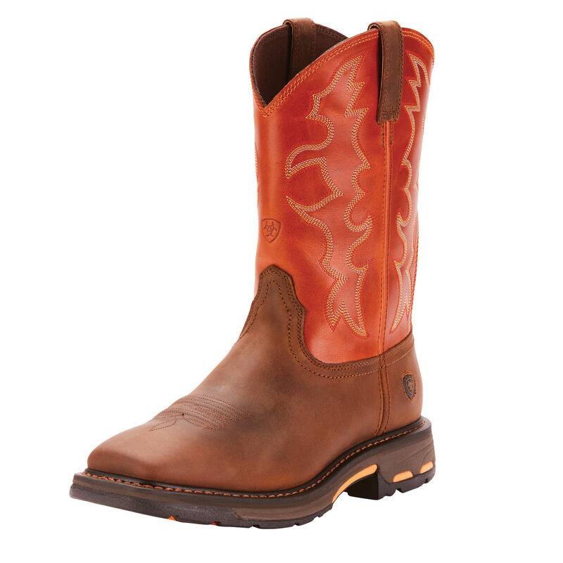 WorkHog Wide Square Toe Work Boot By Ariat