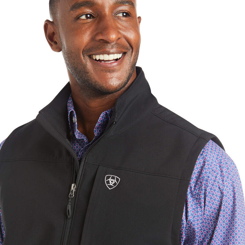 Vernon Black Mens Ariat 2.0 Softshell Vest