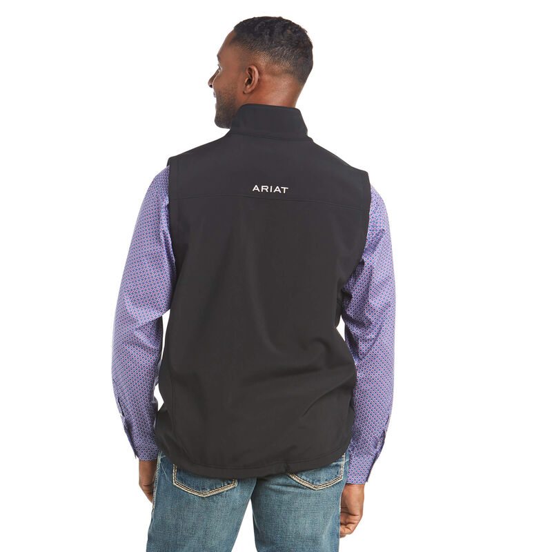 Vernon Black Mens Ariat 2.0 Softshell Vest