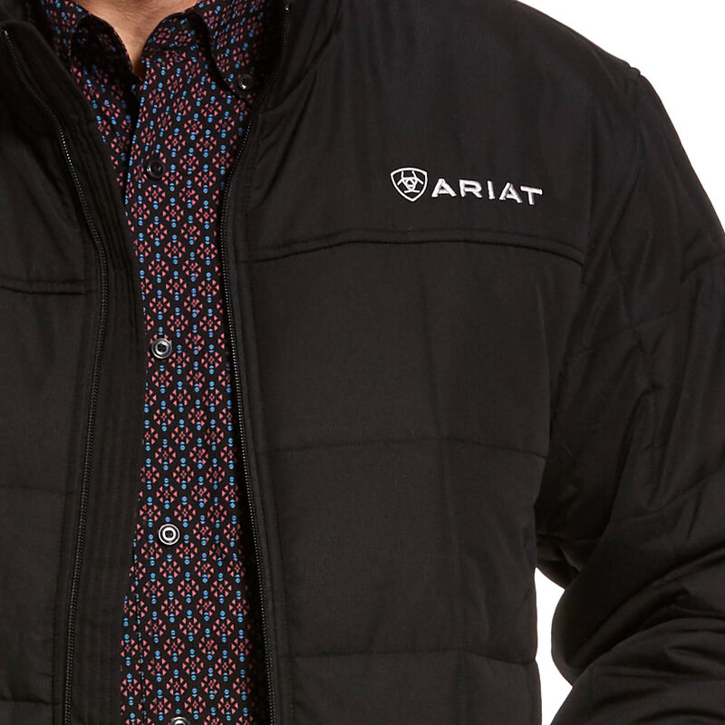 Crius Insulated Black Zip Up Mens Jacket By Ariat