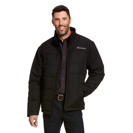 Crius Insulated Black Zip Up Mens Jacket By Ariat