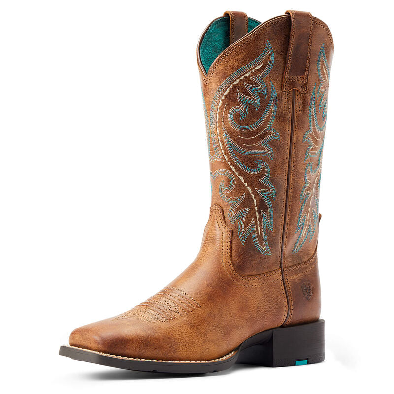 Ariat Mens Round Up Back Zip Western Boot