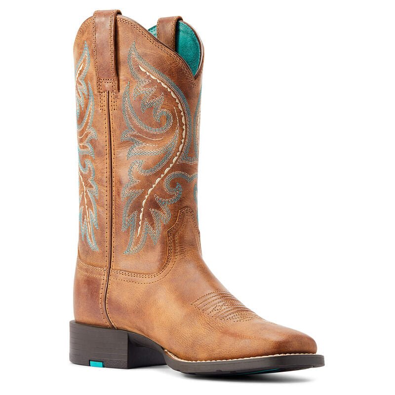 Ariat Mens Round Up Back Zip Western Boot