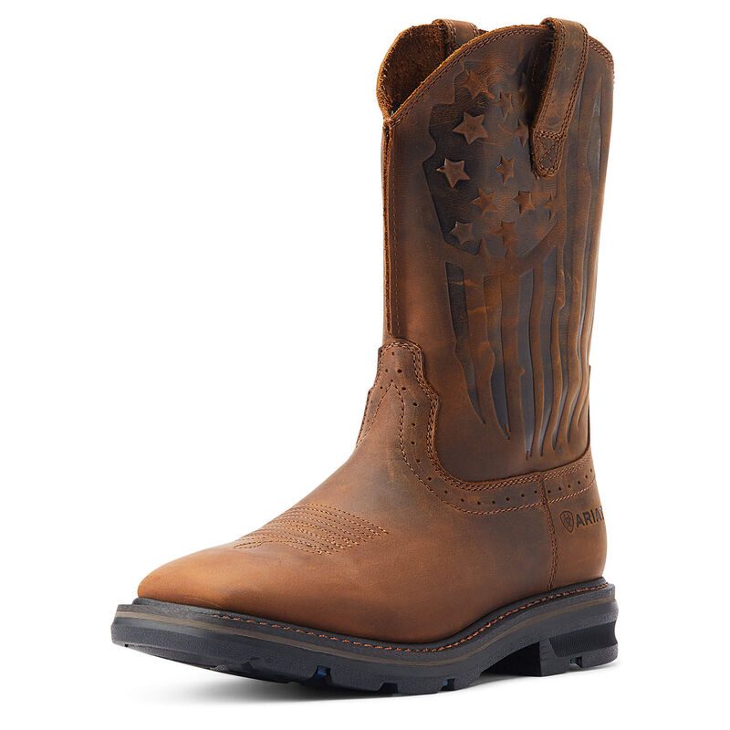 Sierra Shock Shield Patriot Work Boot