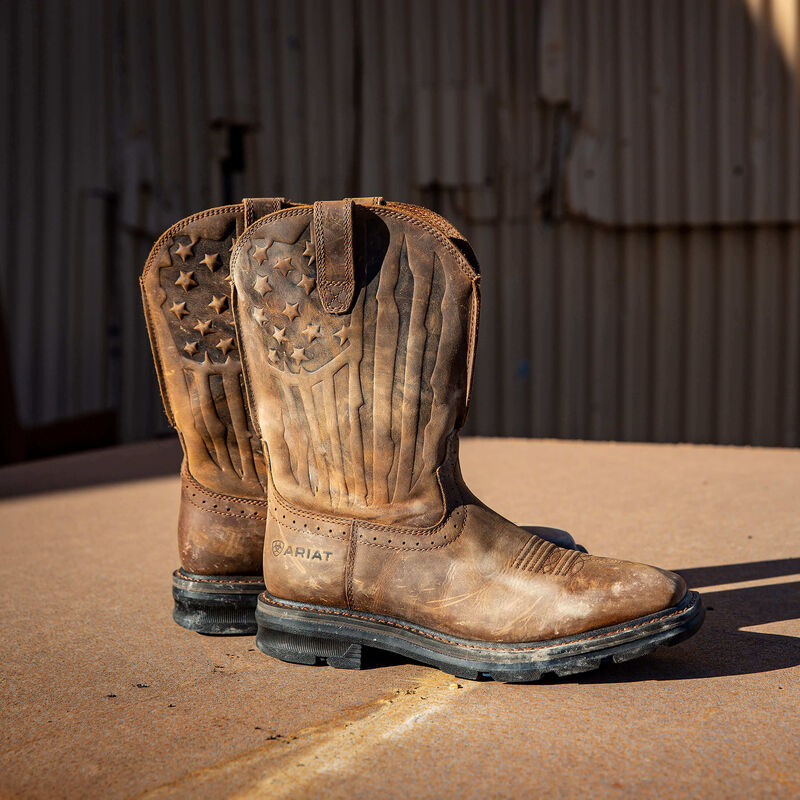 Sierra Shock Shield Patriot Work Boot