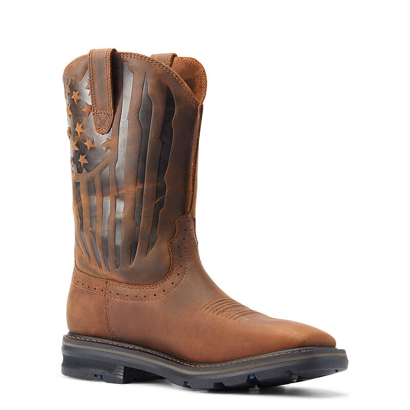 Sierra Shock Shield Patriot Work Boot