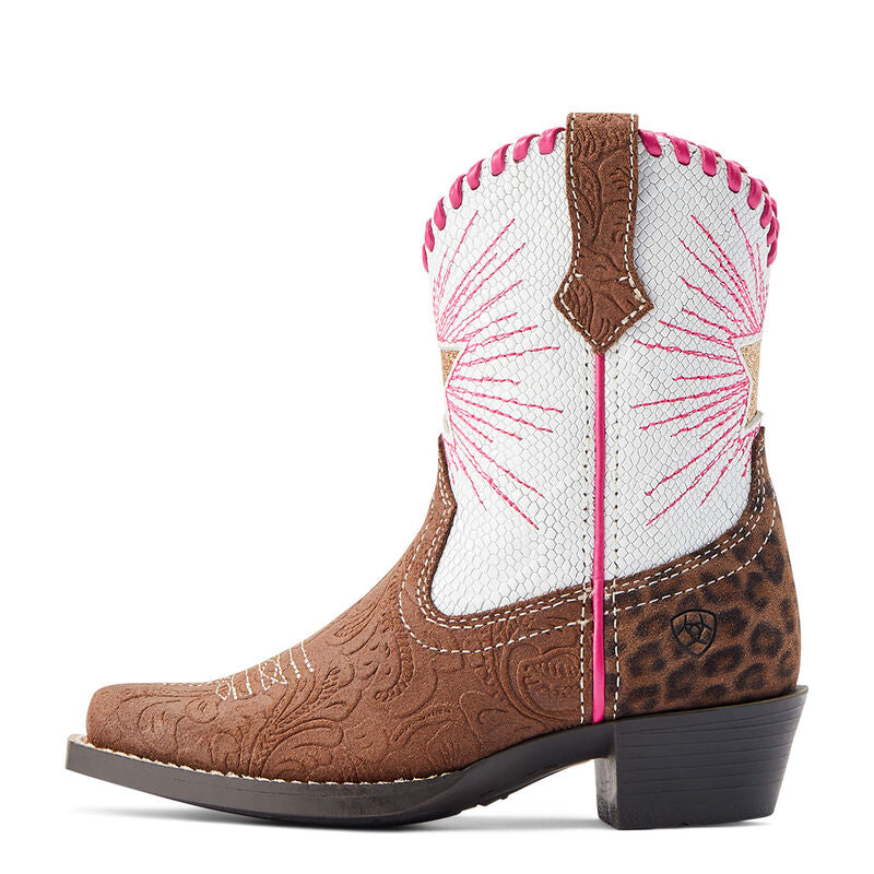Girls Heritage Star Easy Fit Western Boot By Ariat