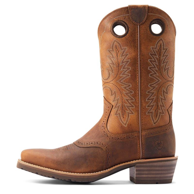 Hybrid Roughstock Square Toe Western Boot Ariat