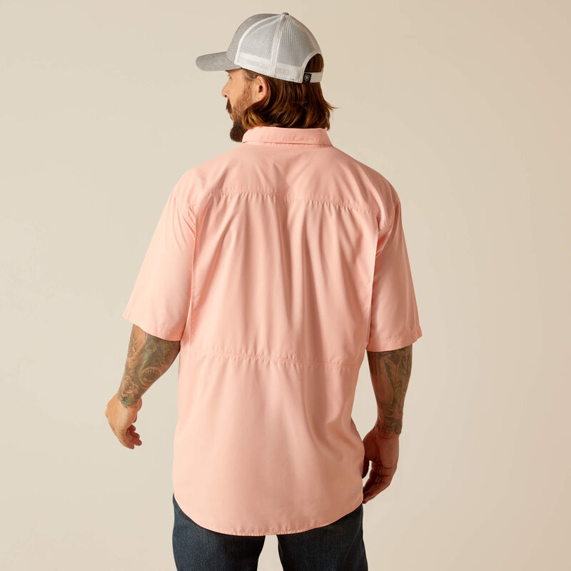 Ariat Men's VentTEK Outbound Classic Fit Shirt- Apricot Blush
