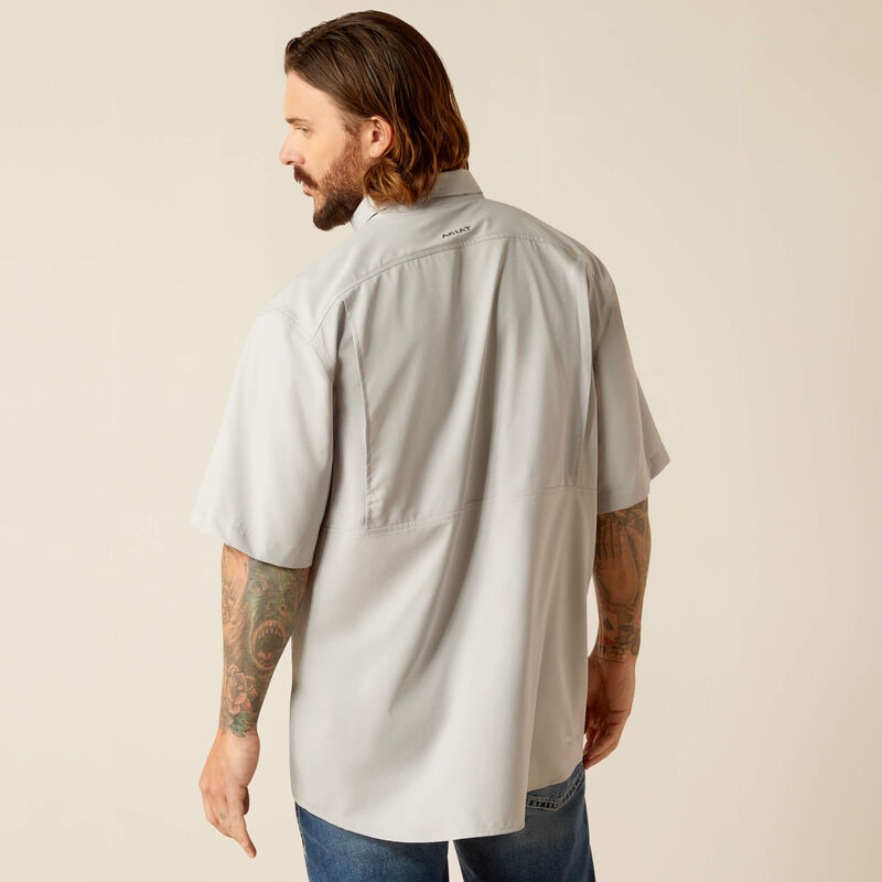 Ariat Men's VentTEK Classic Fit Shirt- Silver Lining