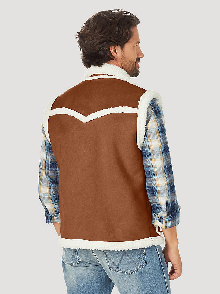 Wrangler store sherpa vest