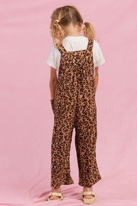 Brown Leopard Youth Jumpsuit