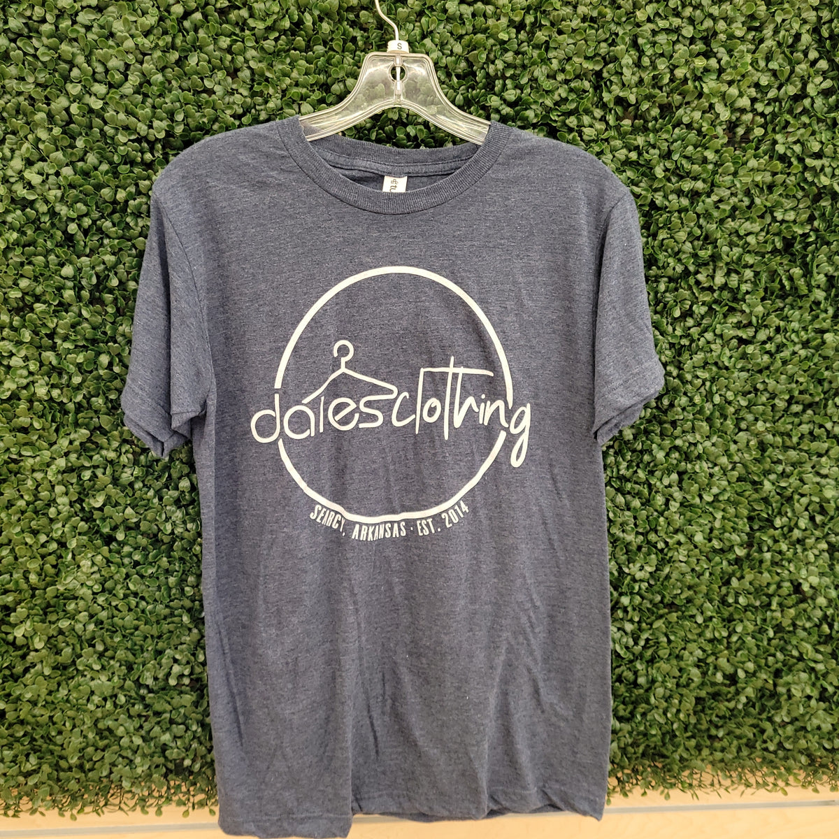 Dales Clothing Heather Navy Graphic Tee